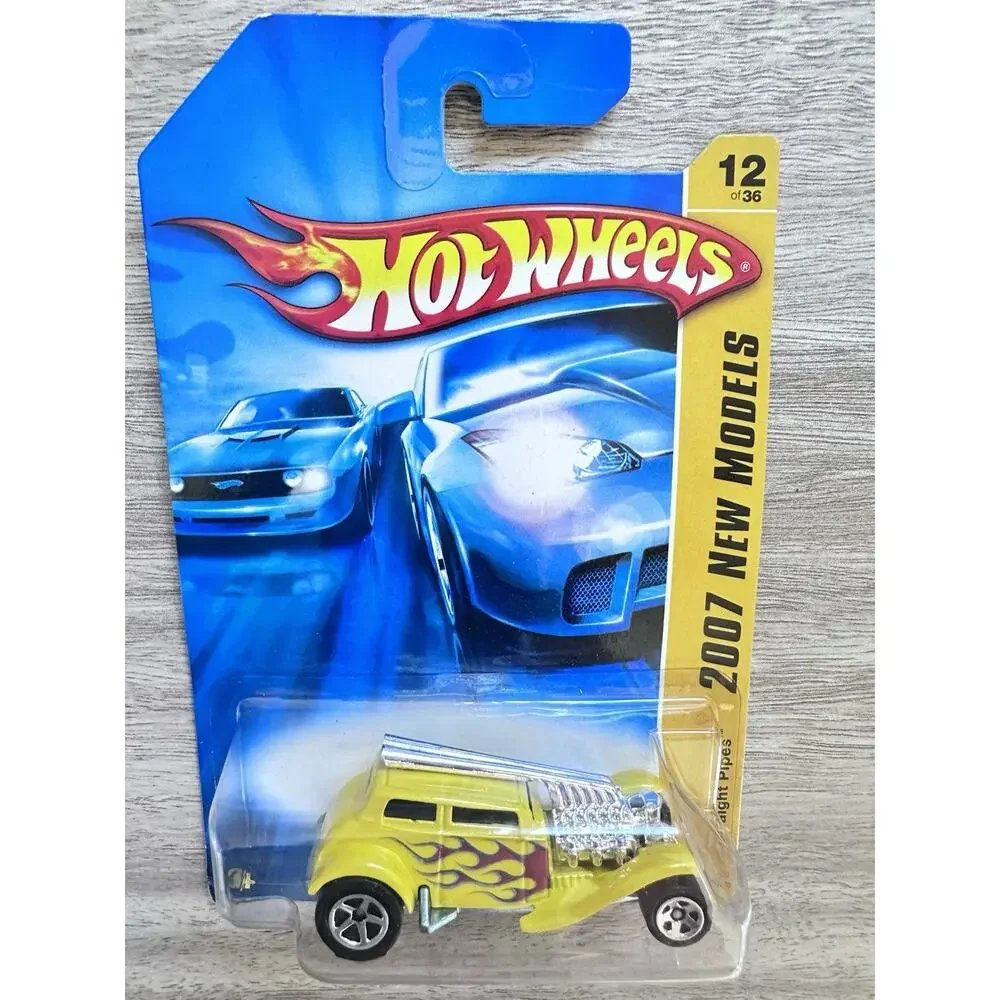 Hot Wheels yellow straight